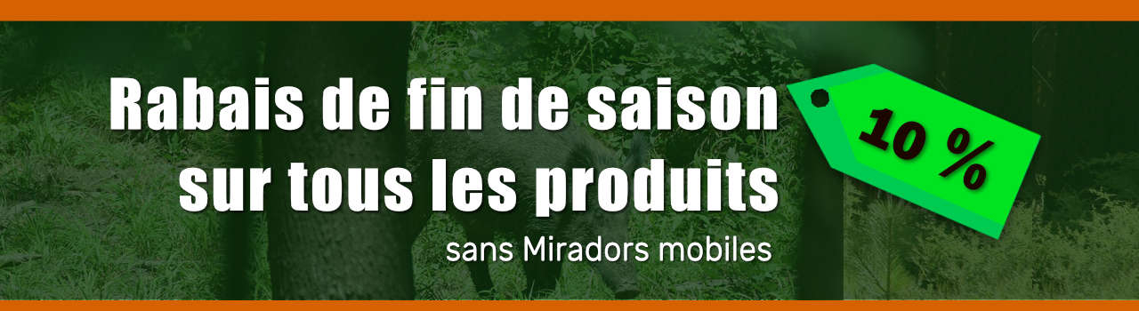 Rabais de fin de saison 10% sur tous les produits