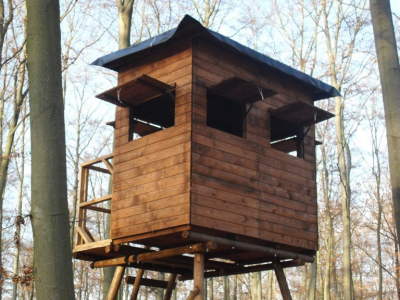 Cabine Mirador double avec plancher Ardennes (Sau-blick)