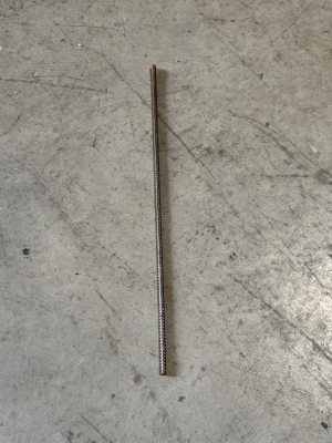 Barre de fer tor D. 10 mm x Long. 75 cm