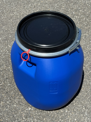 Fût de 30 litres pour tripaille