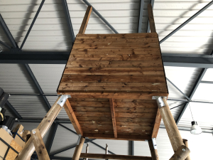 Cabine Mirador ouverte avec plancher Forêt