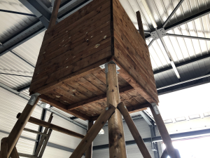 Cabine Mirador ouverte avec plancher Forêt