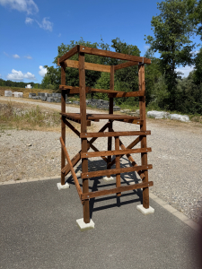 Pavé béton 20x20x6 cm pour stabiliser les pieds