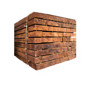 Chevron en bois brut sapin/épicéa traité autoclave brun 500x8x12 cm