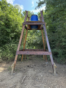Fût de 220 litres pour les agrainoirs
