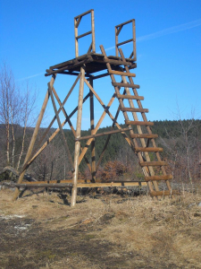 Support de mirador  Ht  3,50 m avec échelle (uniquement pour Rehblick)